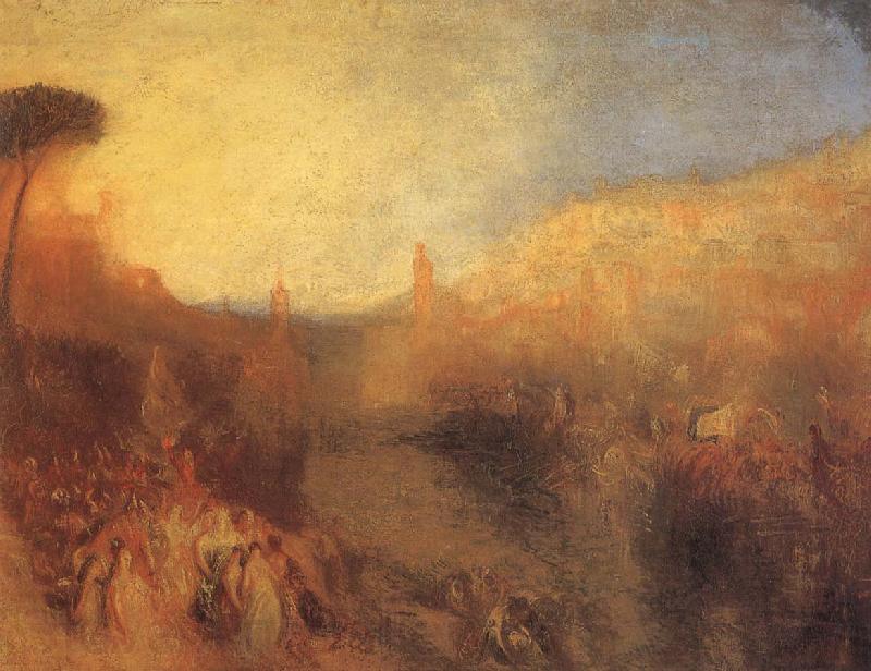 J.M.W. Turner The Departure of the Fleet France oil painting art